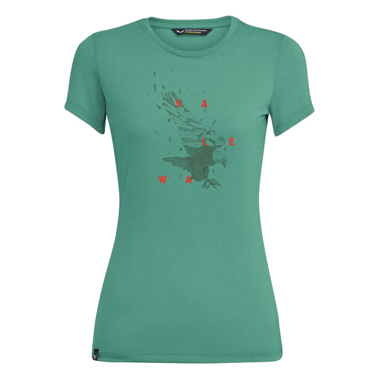 Camisetas Mujer Chile - Salewa Eagle Figure Dri-Release® - Verde - RBHO-75148